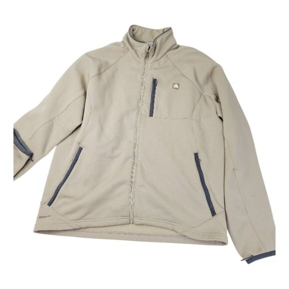 Nike ACG Men's Ecru Tan Therma Fit Long Sleeve Full Zip Winter Fleece Jacket L - Picture 1 of 9